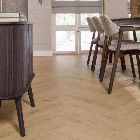 Floer Hybride Laminaat Visgraat vloer Natuurlijk Eiken interieur