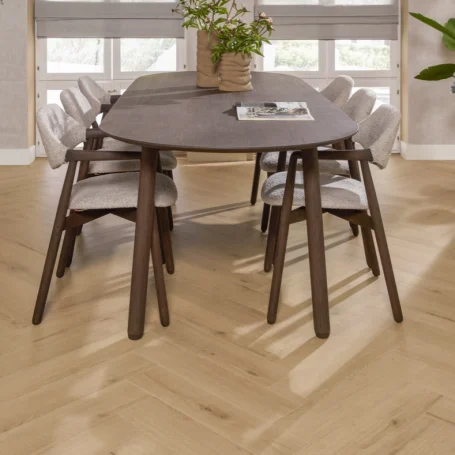 Floer Hybride Laminaat Visgraat vloer Natuurlijk Eiken interieur