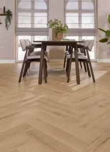 Floer Hybride Laminaat Visgraat vloer Natuurlijk Eiken interieur
