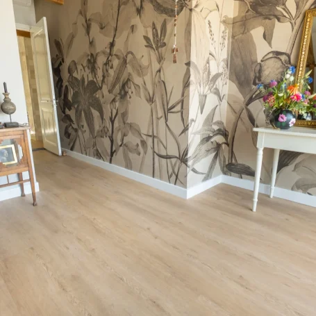 Floer Natuur PVC vloer Garda Grijsbeige interieur