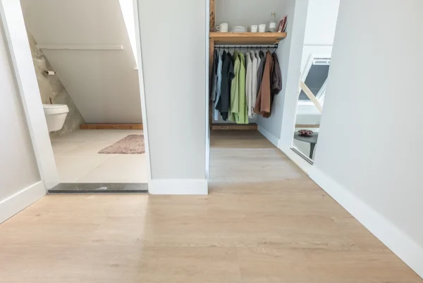 Floer Natuur PVC vloer Garda Grijsbeige interieur