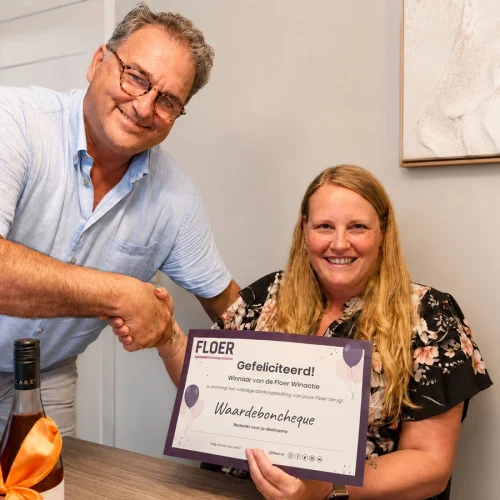 Winnaar Floer winactie bekend | Win je aankoopbedrag terug | 6e editie