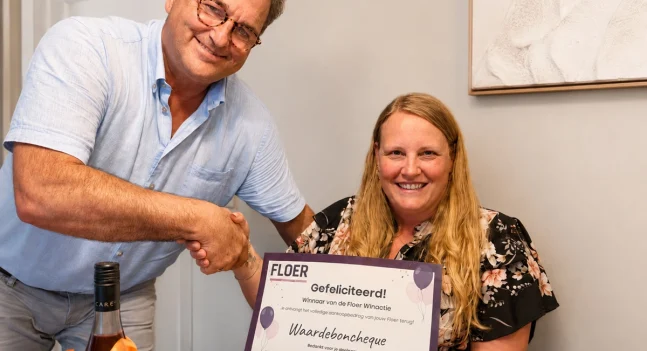 Winnaar van de Floer Winactie zesde editie